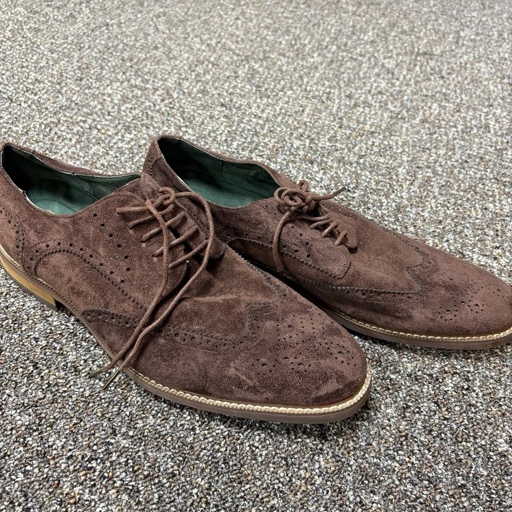 Todd Welsh Shoes Mens Size 11D Brown Lace Up Dress Oxford Chocolate Formal